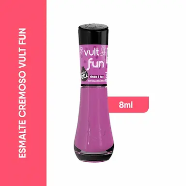 Esmalte Cremoso Vult 5 Free Fun Efeito Gel 8ml - Rindo à Toa