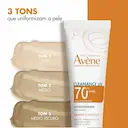 Protetor Solar Facial Avène Cleanance UV Antioleosidade FPS 70 Cor Tom 1 - Claro 40g