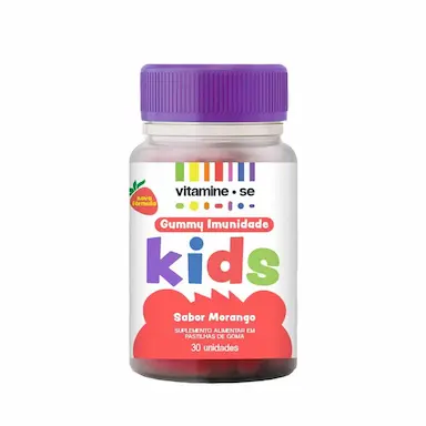 Suplemento Alimentar Vitamine-se Gummy Imunidade Kids Sabor Morango 30 Gomas