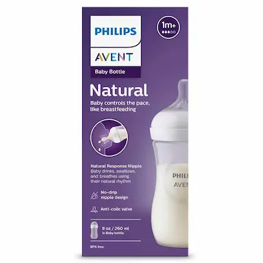 Mamadeira Philips Avent Pétala 3.0 Transparente 260ml