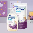Refil Sabonete Líquido Infantil Protex Baby da Cabeça aos Pés Lavanda 380ml