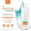 Protetor Solar Facial Darrow Actine Aquafluid FPS 60 Sem Cor 40g