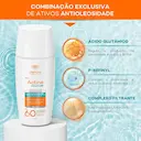 Protetor Solar Facial Darrow Actine Aquafluid FPS 60 Sem Cor 40g