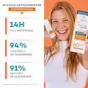 Protetor Solar Facial Darrow Actine Aquafluid FPS 60 Sem Cor 40g