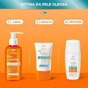Protetor Solar Facial Darrow Actine Aquafluid FPS 60 com Cor Tom Claro/Médio 40g