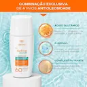 Protetor Solar Facial Darrow Actine Aquafluid FPS 60 com Cor Tom Claro/Médio 40g