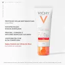 Protetor Solar Facial Vichy UV Pigment Control FPS60 com cor 1.0 - 40g