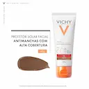 Protetor Solar Facial Vichy UV Pigment Control FPS60 com cor 5.0 - 40g