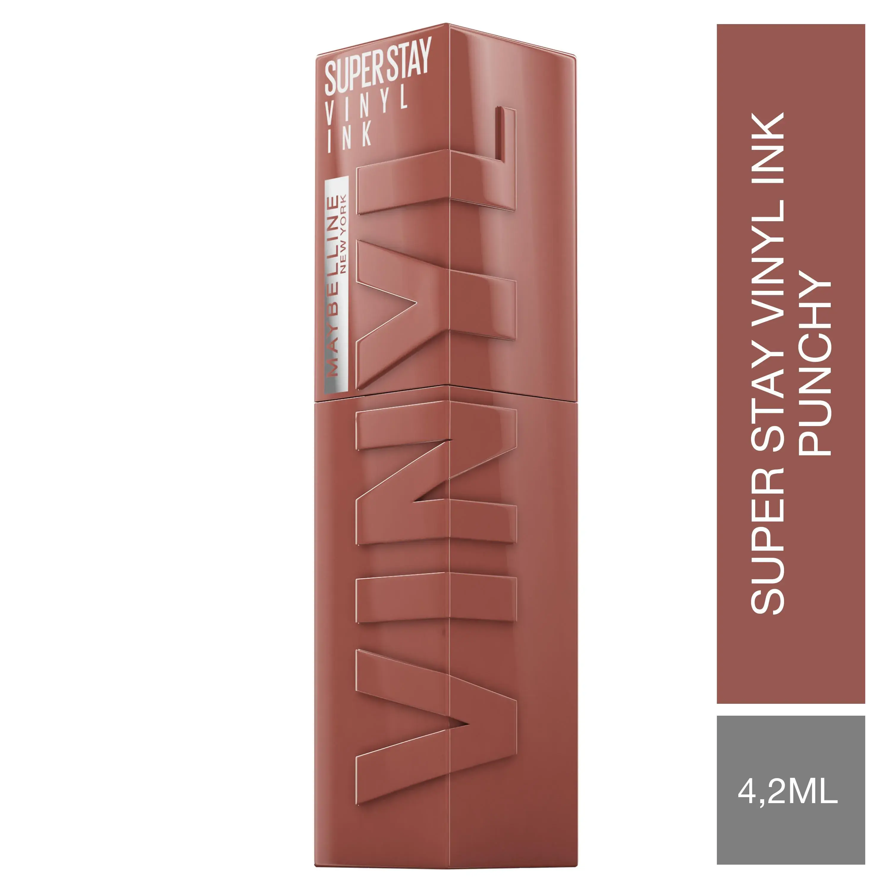 Batom Líquido Maybelline Superstay Vinyl Ink 4,2ml - Punchy