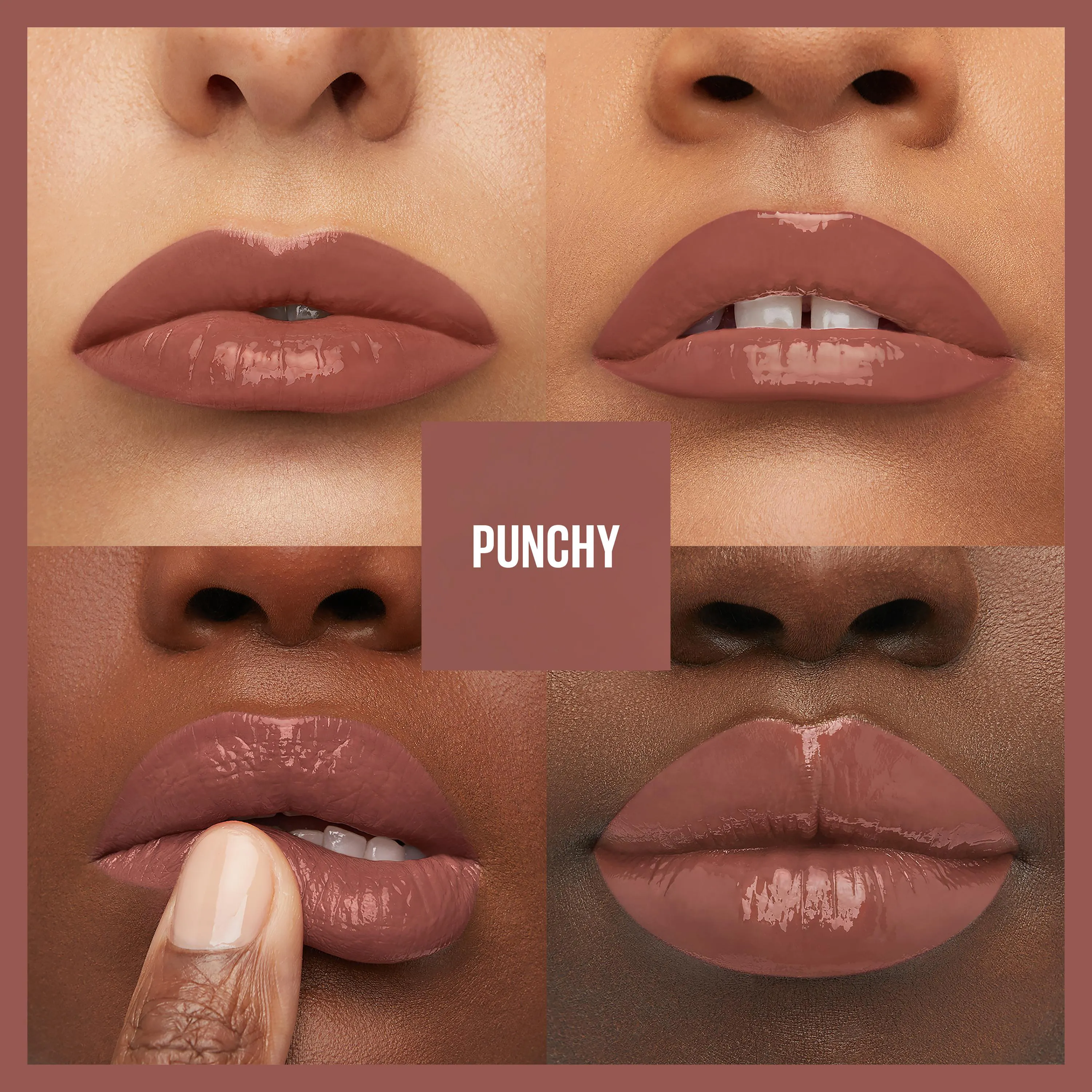 Batom Líquido Maybelline Superstay Vinyl Ink 4,2ml - Punchy