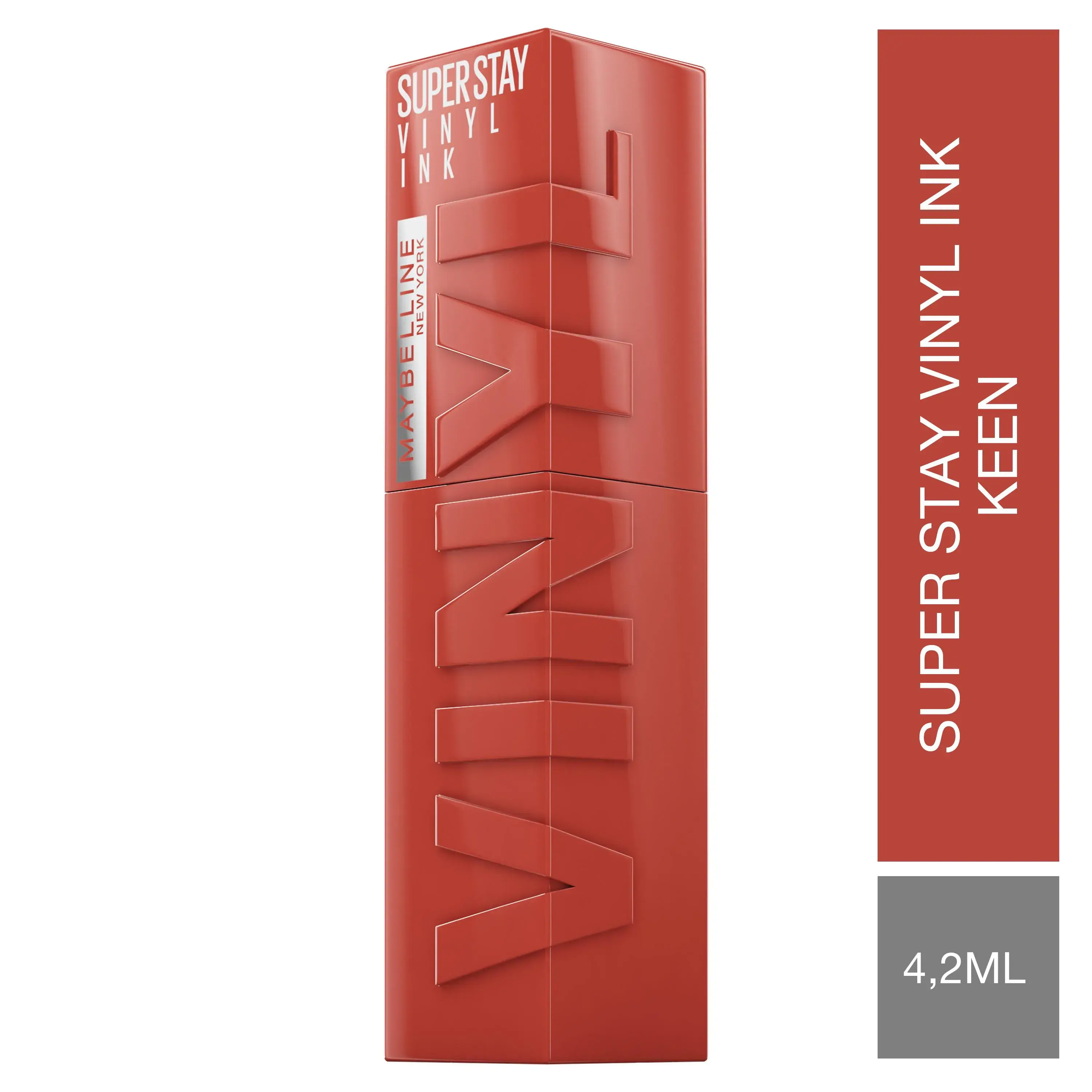 Batom Líquido Maybelline Superstay Vinyl Ink 4,2ml - Keen