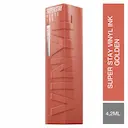 Batom Líquido Maybelline Superstay Vinyl Ink 4,2ml - Golden