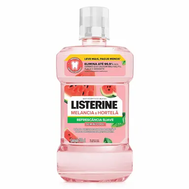 Enxaguante Bucal Listerine Melancia & Hortelã Sem Álcool 500ml