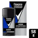 Desodorante Rexona Men Clinical Clean Antitranspirante Masculino 96h Creme 58g
