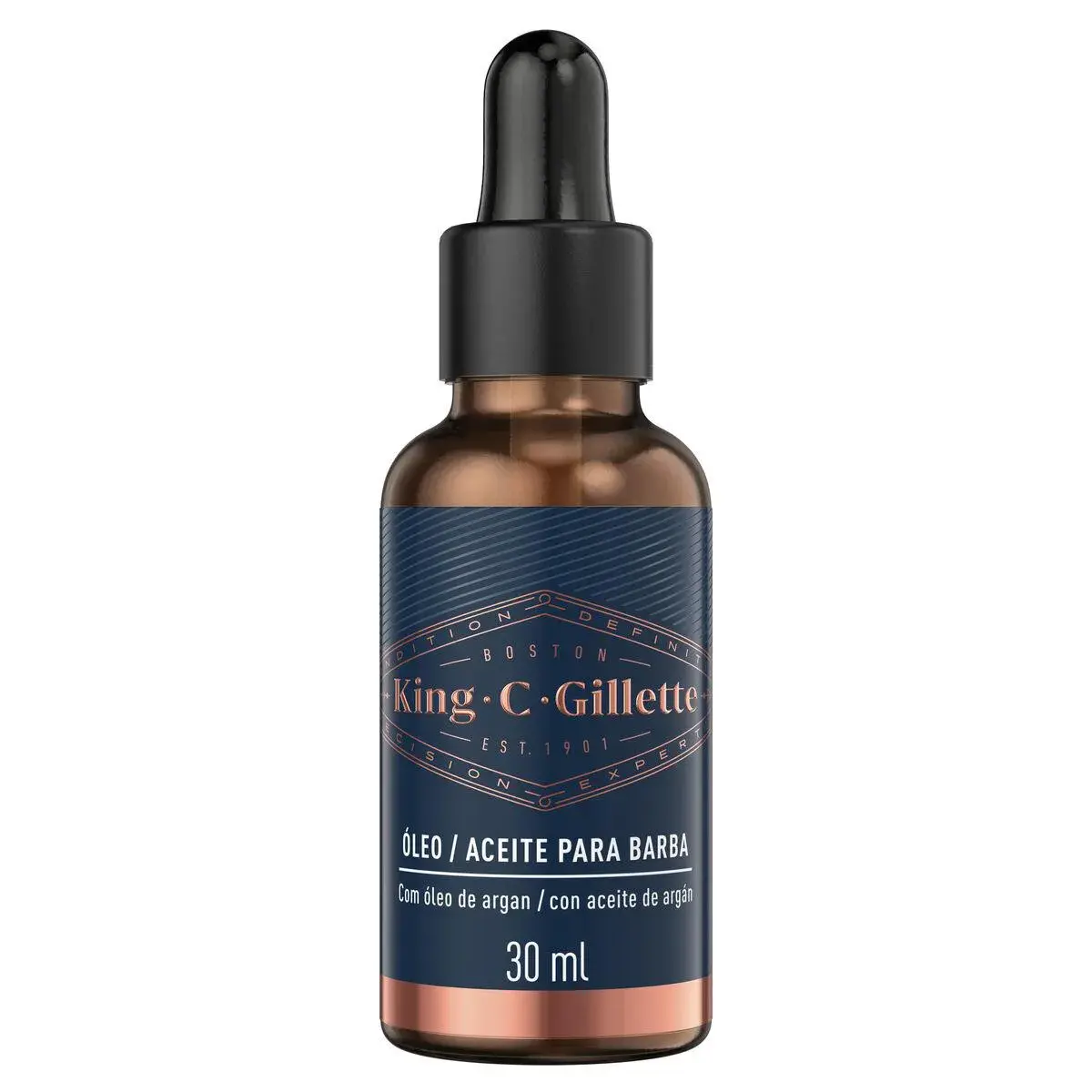 Óleo para Barba King C. Gillette 30ml