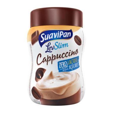 Bebida em Pó SuaviPan LevSlim Cappuccino Zero Açúcar 150g