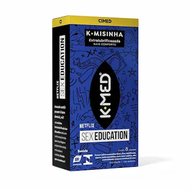 Camisinha K-Med K-Misinha Sex Education 8 unidades