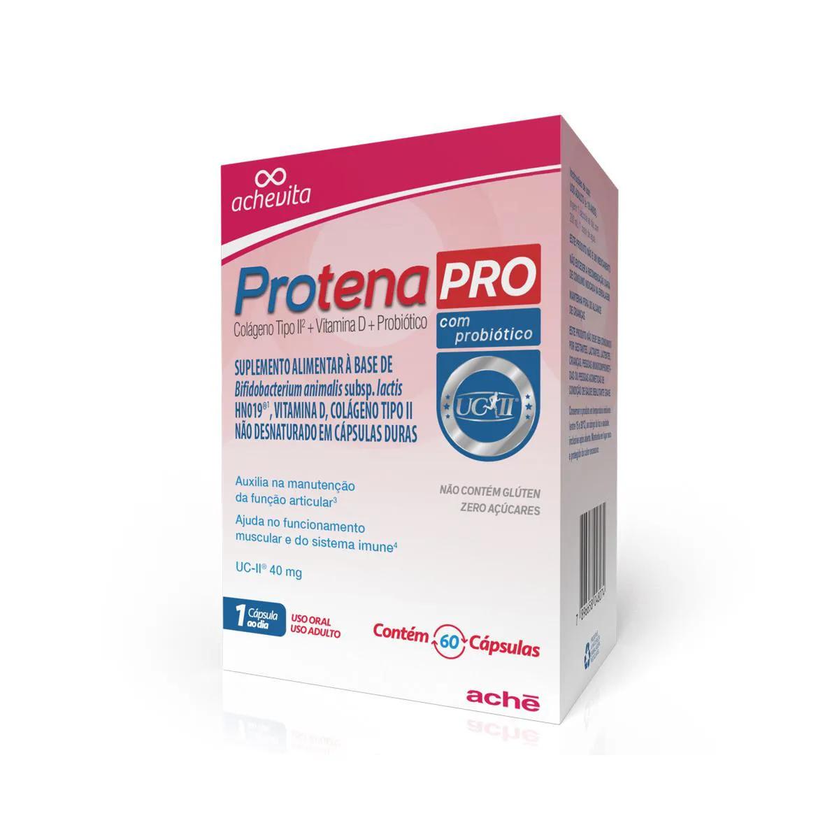 Suplemento Alimentar Protena Pro 60 cápsulas