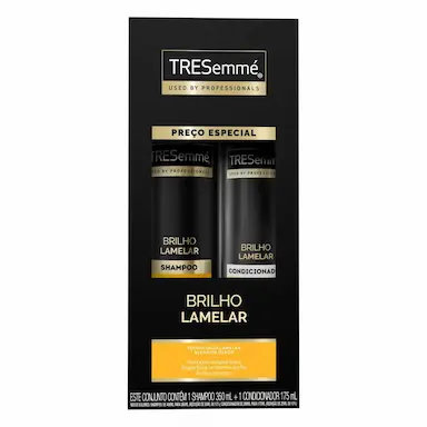 Kit Tresemmé Brilho Lamelar Shampoo 350ml + Condicionador 175ml