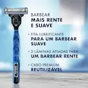 Kit Barbeador Gillette Mach3 Acqua Grip 1 aparelho + 2 cargas