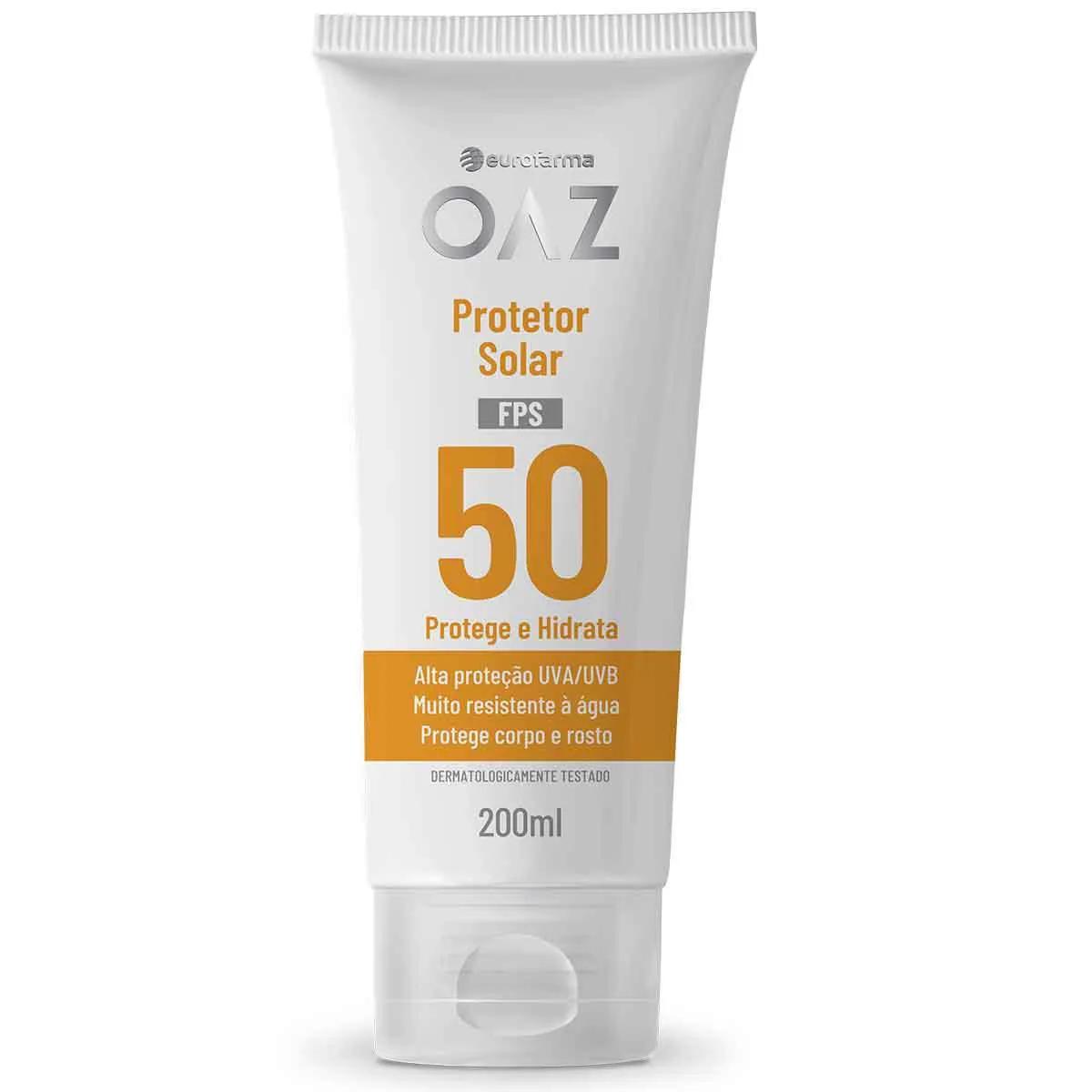 Protetor Solar OAZ FPS 50 200ml