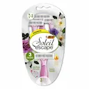 Aparelho de Depilar Bic Soleil Escape Rosa & Magnólia 3 unidades