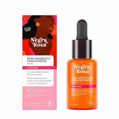 Óleo Rosa Mosqueta Facial Concentrado Negra Rosa 30ml