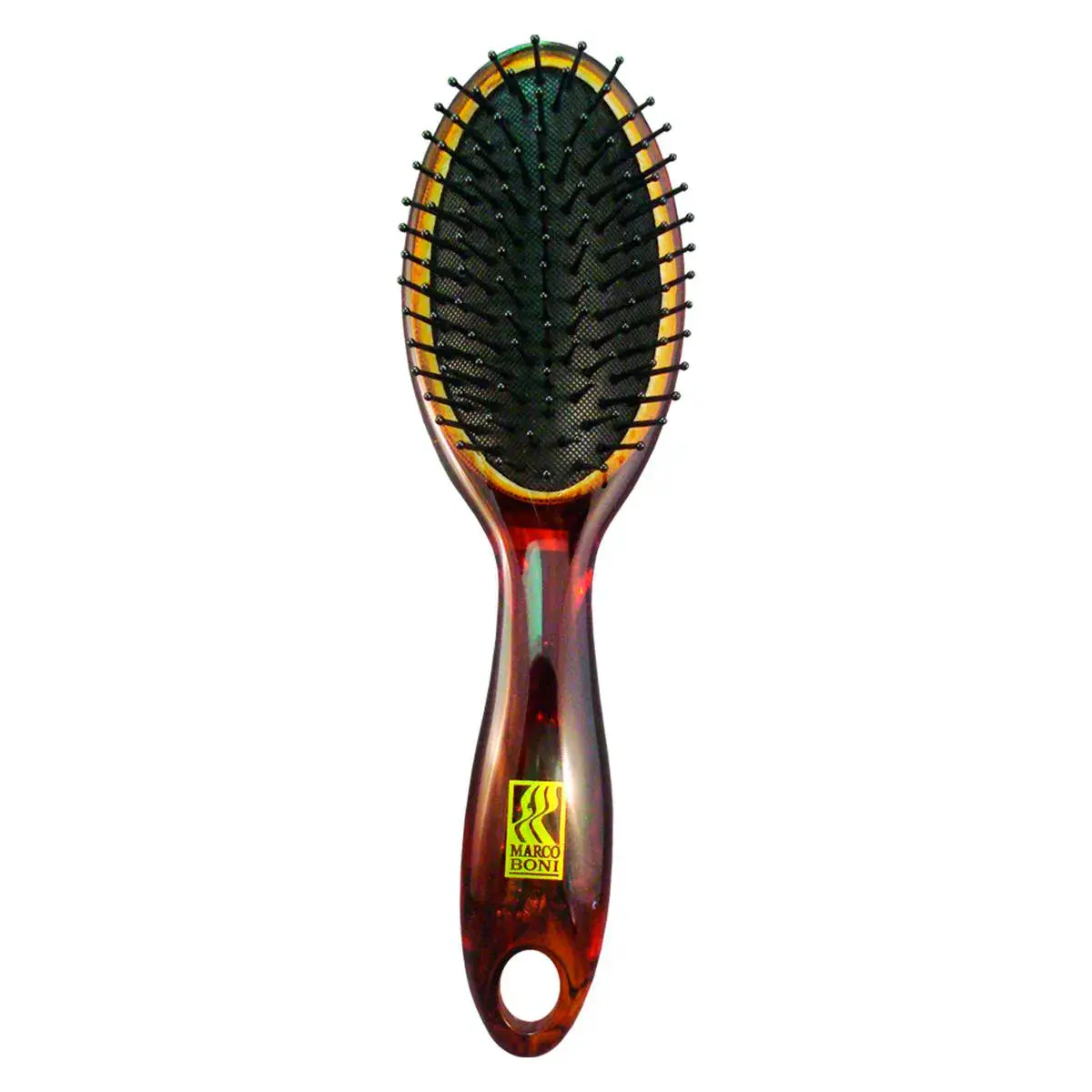 Escova para Cabelos Deluxe Oval Almofadada Marco Boni com 1 unidade