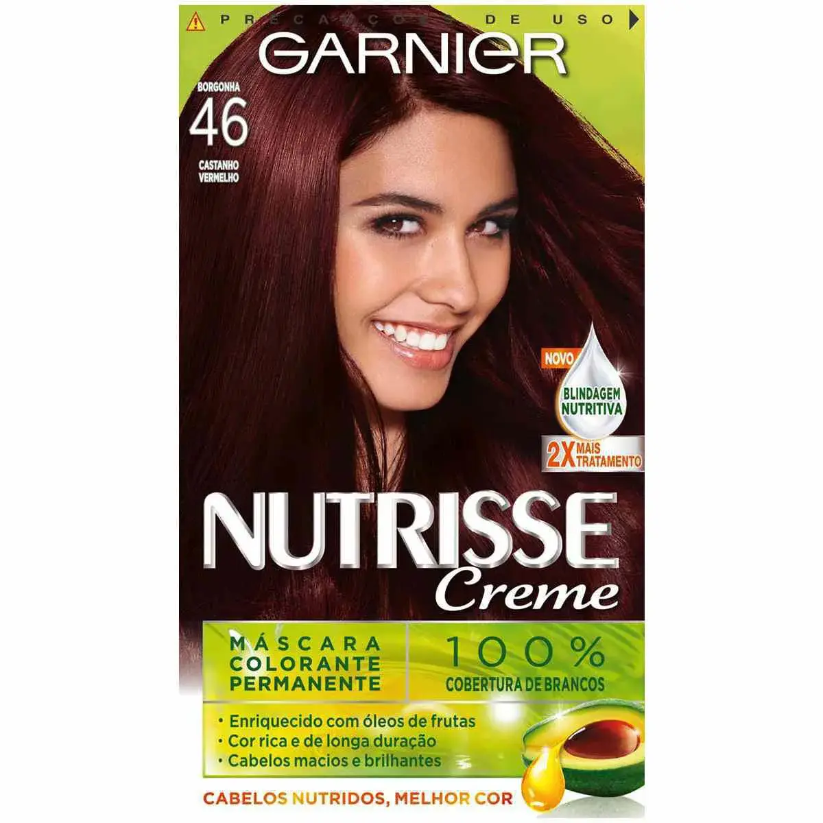 Tintura Permanente Nutrisse Creme 46 Borgonha com 1 Unidade