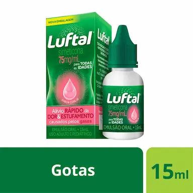 Luftal Simeticona 75mg/ml Sabor Cereja Gotas 15ml
