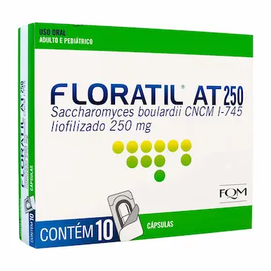 Probiótico Floratil AT 250mg 10 cápsulas