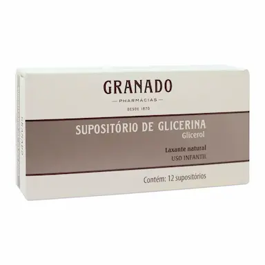 Supositório de Glicerina Granado Infantil 12 Supositórios