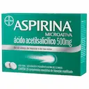 Aspirina Microativa Acido Acetilsalicilico 500mg 20 comprimidos