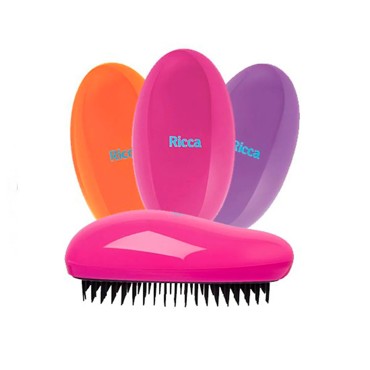 Escova de Cabelo Flex Hair 118 Formato Anatômico com 1 unidade