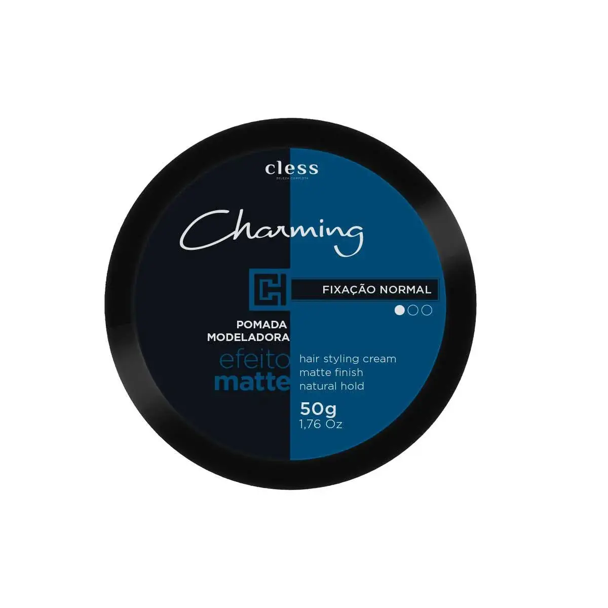 Pomada Modeladora Cless Charming Men Normal Efeito Matte com 50g