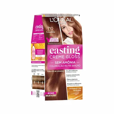 Tinta de Cabelo Casting Creme Gloss de L’Oréal Paris 710 Cocadinha 246g