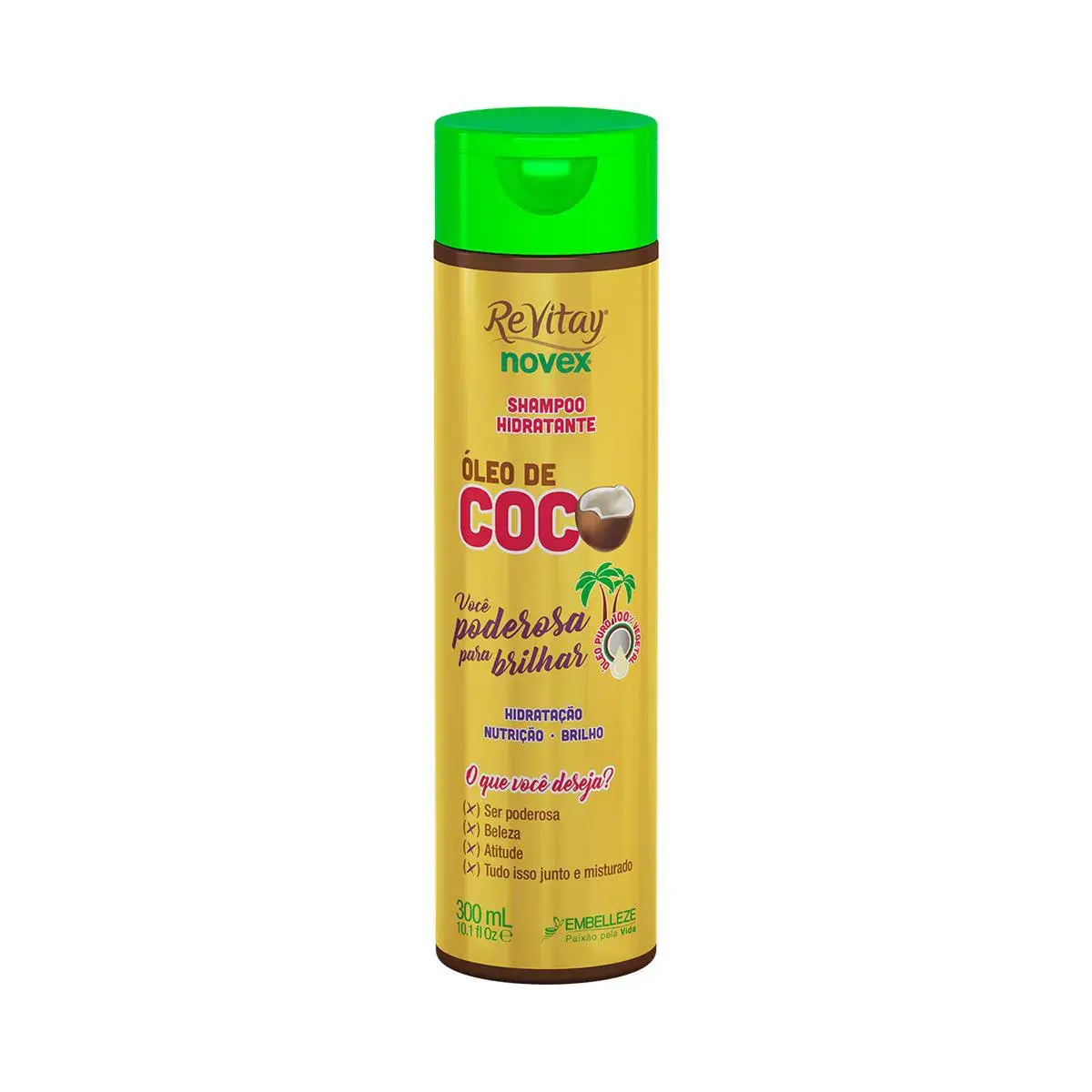 Shampoo Vitay Óleo de Coco com 300ml
