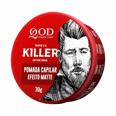 Pomada QOD Barber Shop Killer para Cabelo com 70g