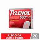 Tylenol Paracetamol 500mg 20 comprimidos