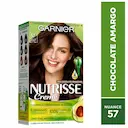 Tintura Permanente Nutrisse Creme 57 Chocolate Amargo