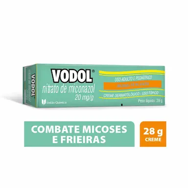 Vodol Nitrato de Miconazol 20mg/g Creme Dermatológico 28g