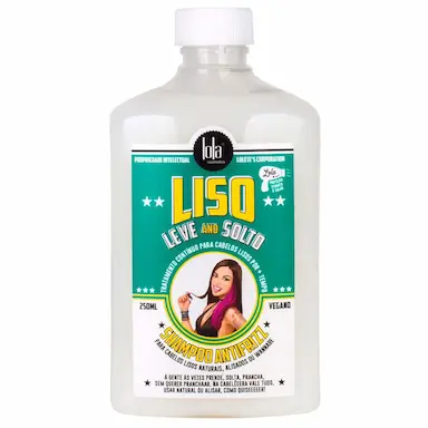 Shampoo Antifrizz Liso, Leve e Solto Lola Cosmetics