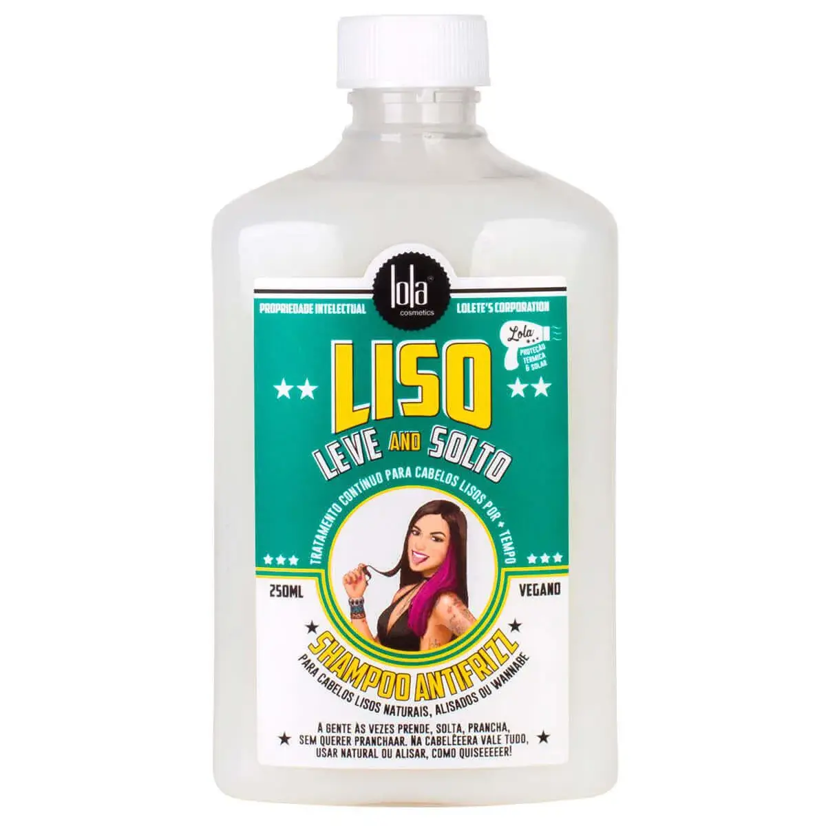 Shampoo Antifrizz Liso, Leve e Solto Lola Cosmetics