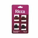 Mini Piranha de Cabelo Ricca com 4 unidades