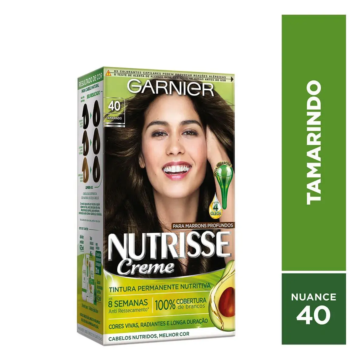 Tintura Permanente Nutrisse Creme 40 Tamarindo