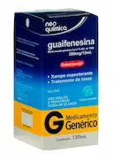Guaifenesina 13,3mg/ml Xarope 120ml Neo Química Genérico