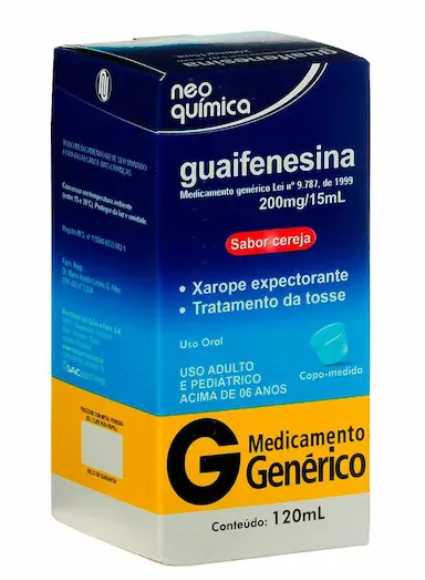 Guaifenesina 13,3mg/ml Xarope 120ml Neo Química Genérico