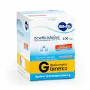 Acetilcisteína 600mg Granulado Sabor Laranja 16 envelopes EMS Genérico