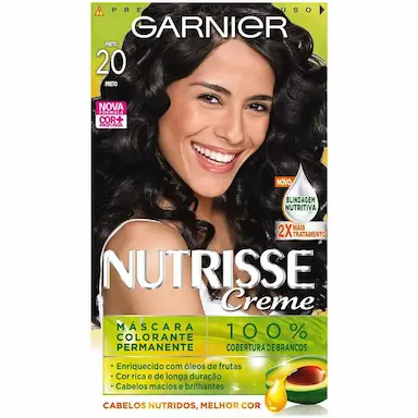 Tintura Permanente Nutrisse Creme 20 Preto