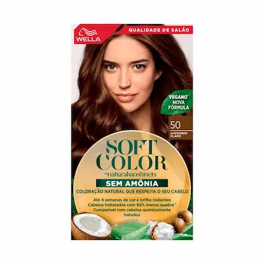 Coloração Soft Color Wella 50 Castanho Claro com 1 unidade